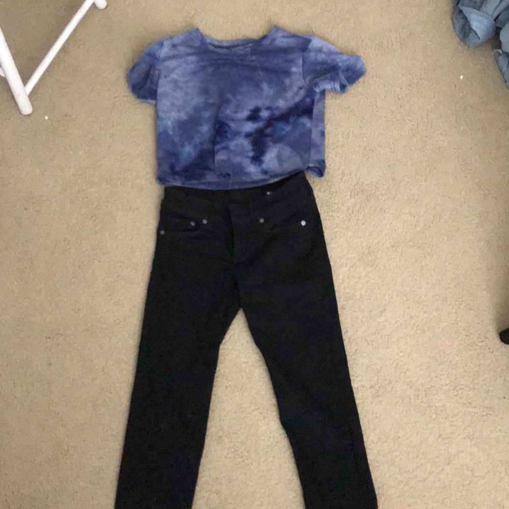 H&M Black Low Rise Skinny Jeans